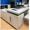 Picture of ET-E1820L WO  Royal 1800 x 2000 Exec. Desk with Side Cabinet - White Oak