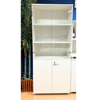 Picture of CA-C385G WW Supertech 5-Shelf (800) Cabinet w/Solid & Glass Doors - WW