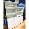 Picture of CA-C385G WW Supertech 5-Shelf (800) Cabinet w/Solid & Glass Doors - WW