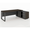 Picture of ET-D1615R W Evolve 1600 x 1500 L-Type Desk w/Cupboard - Walnut