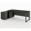 Picture of ET-D1615L W Evolve 1600 x 1500 L-Type Desk w/Cupboard - Walnut