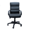 Picture of AA-5332BK Image High Back Exec Vinyl Chair - Black