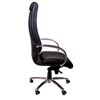 Picture of AA-812BBK Image High Back Exec Vinyl Chair w/Chrome Base - Blk